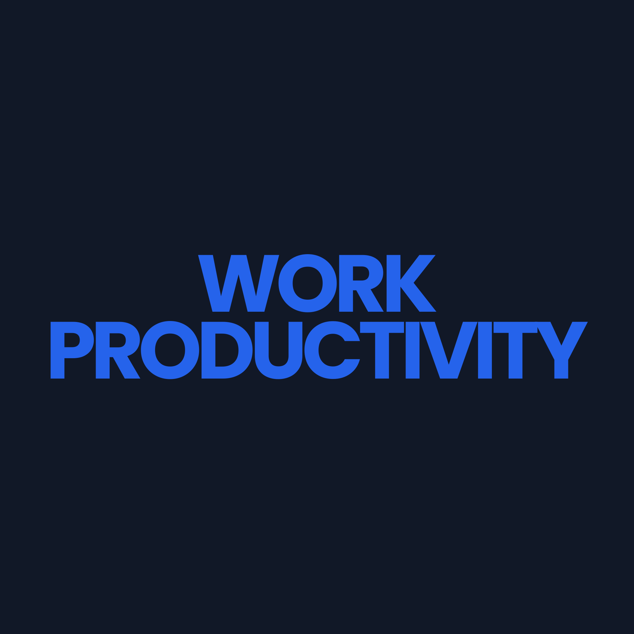 Work Productivity