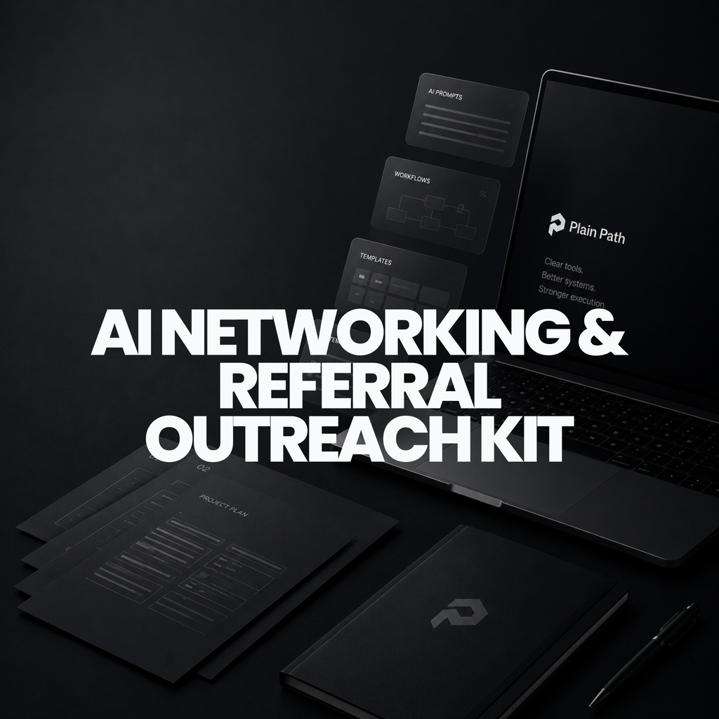 AI Networking & Referral Outreach Kit