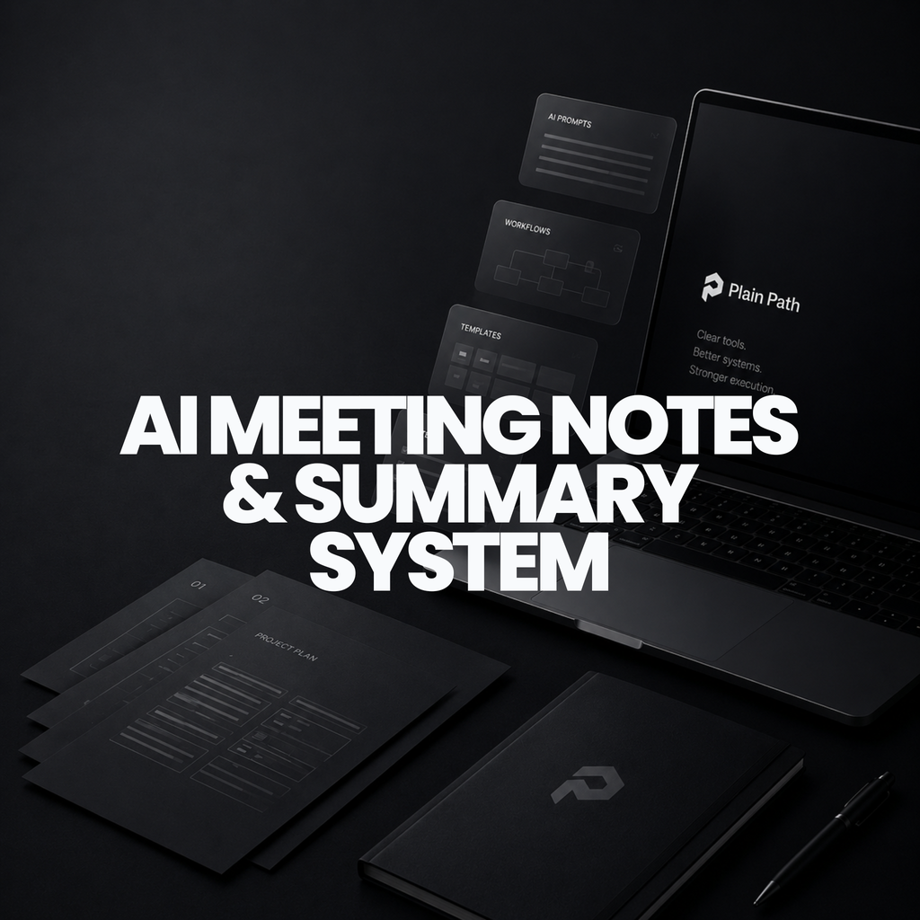 AI Meeting Notes & Summary System