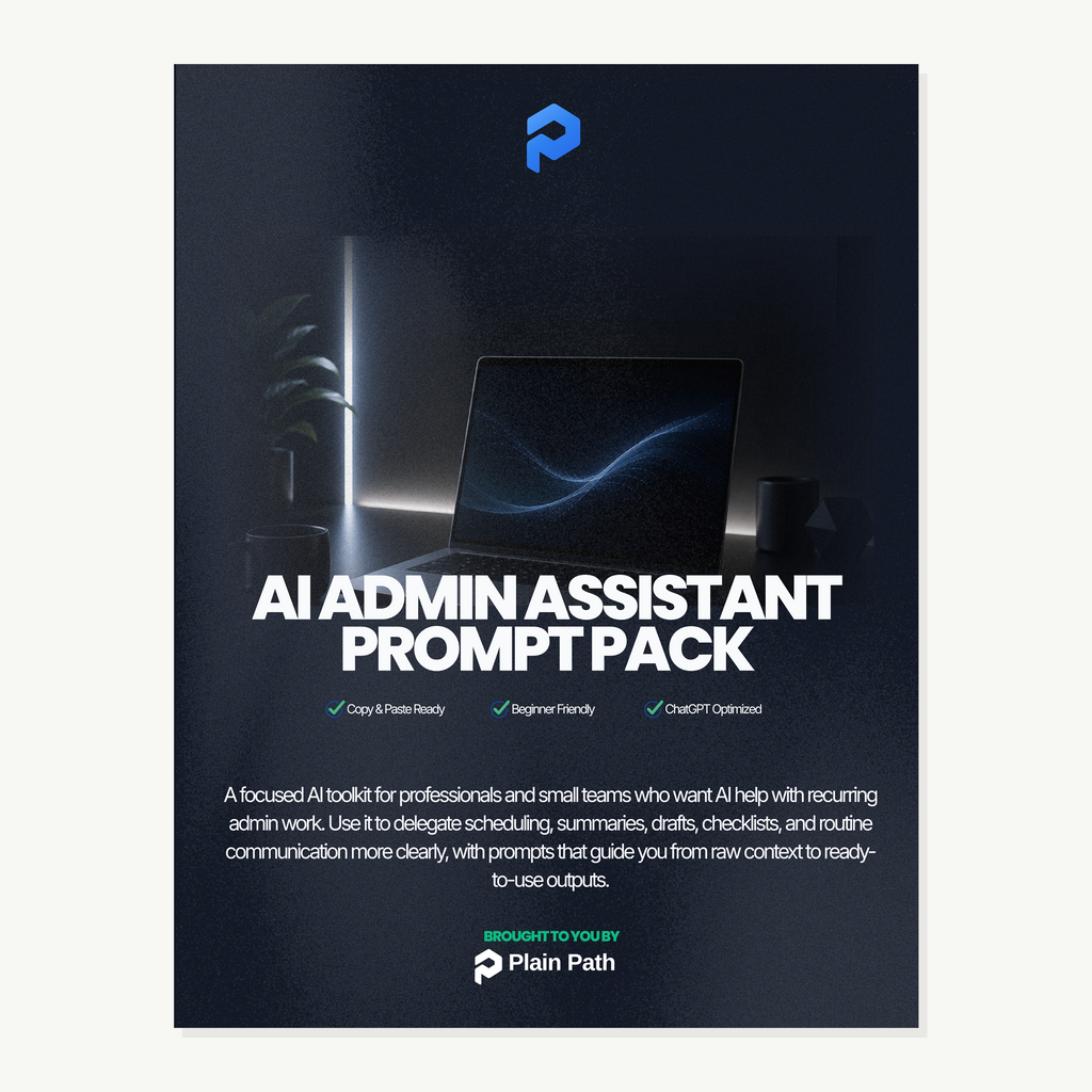 AI Admin Assistant Prompt Pack