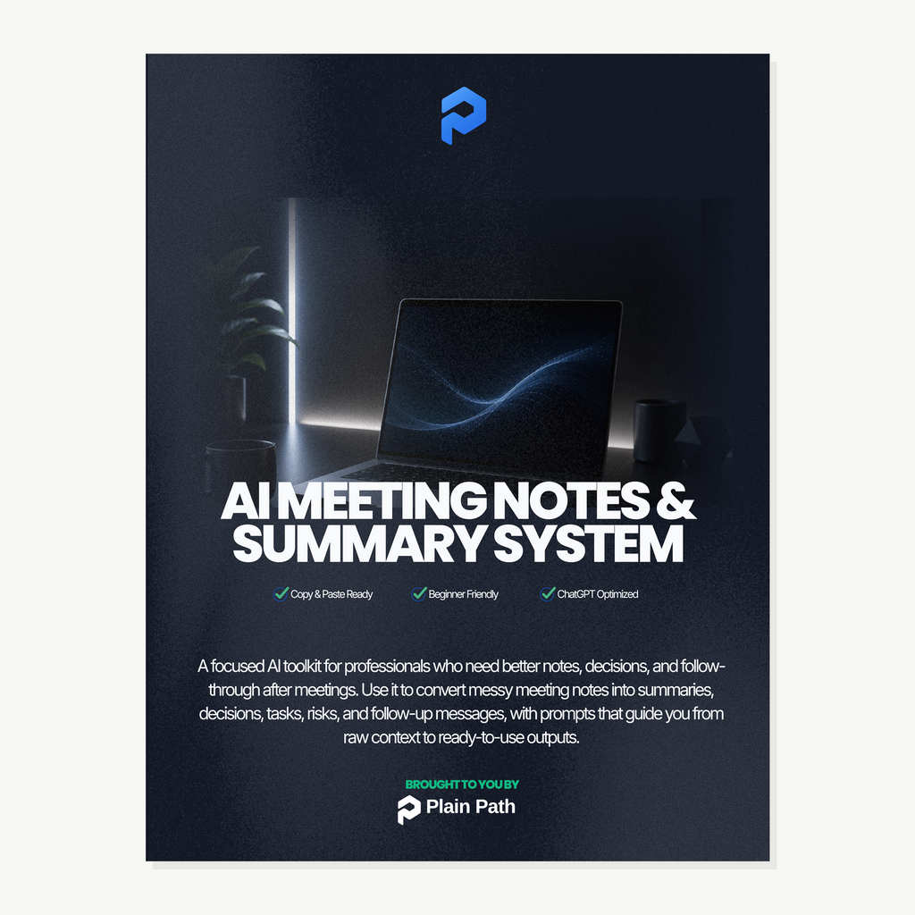 AI Meeting Notes & Summary System