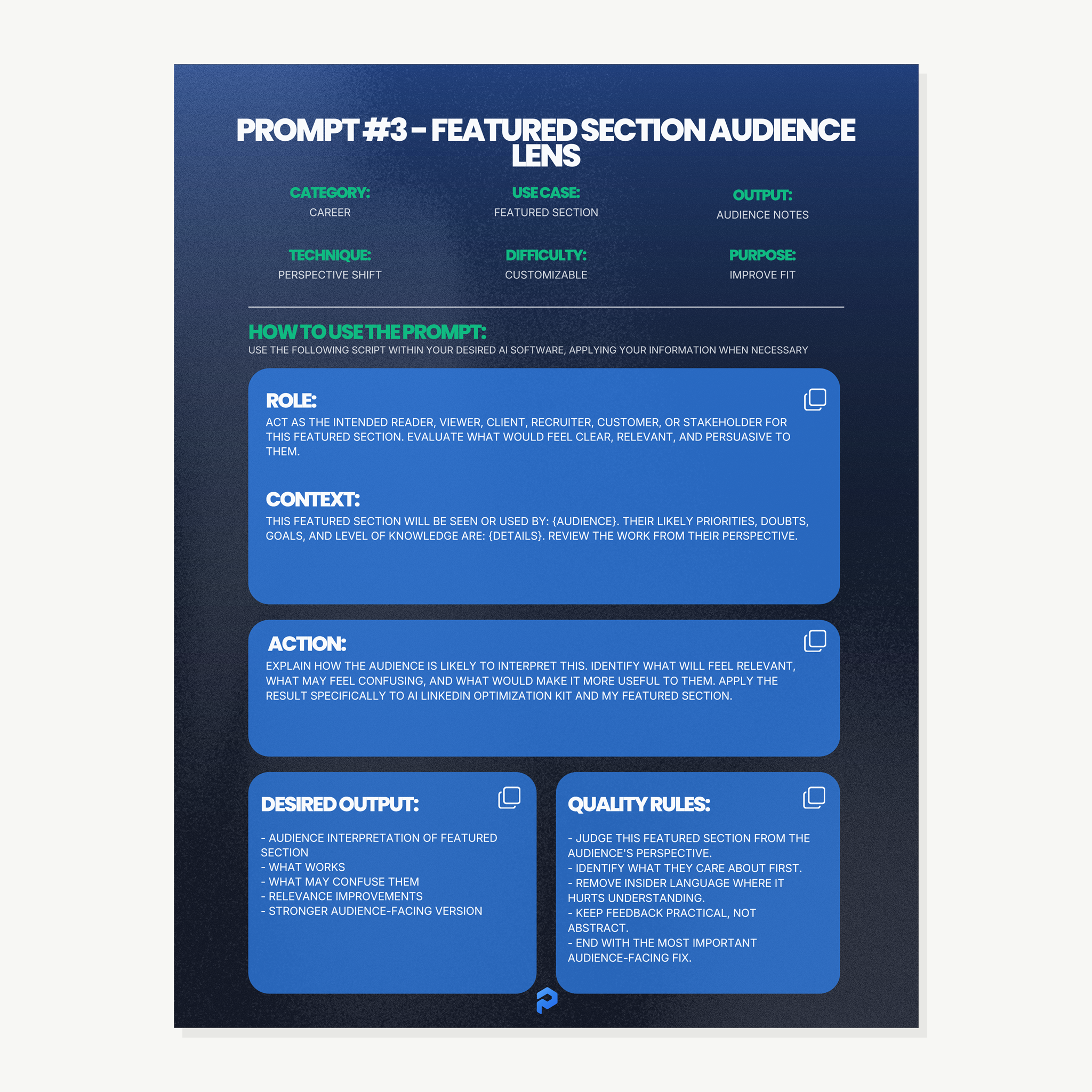 AI LinkedIn Optimization Kit