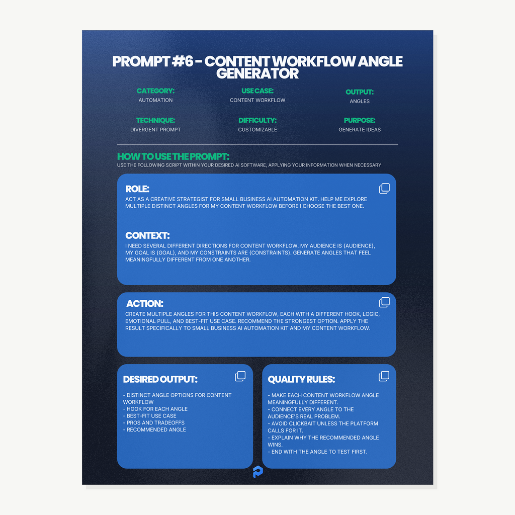 Small Business AI Automation Kit